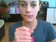 Bulgarian girl footjob and cock sucking