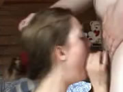 Latin girl deepthroat with stranger guy